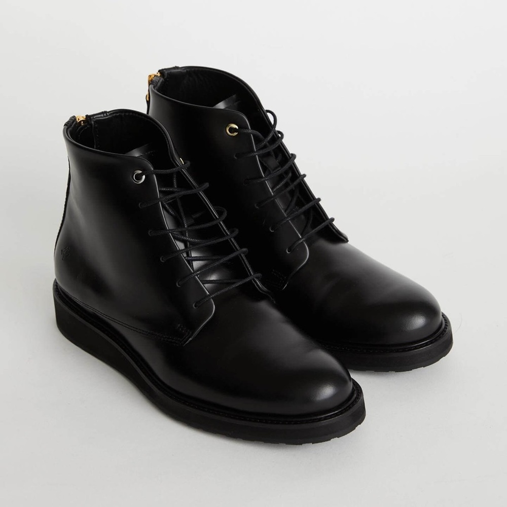 WANT Les Essentiels Menara High Wedge Derby Boot 38